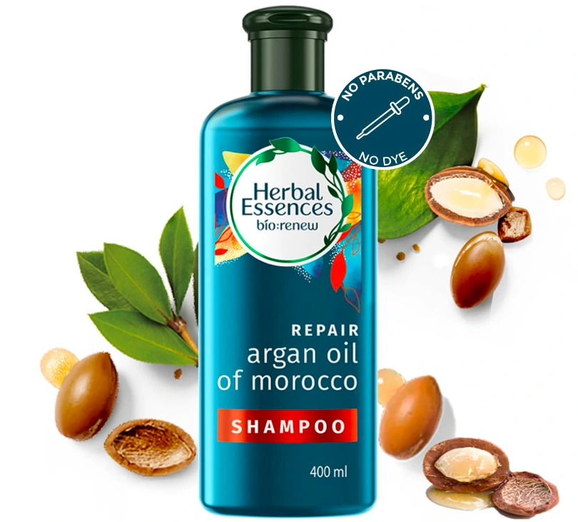 6. Herbal Essences bio: Renew Argan Oil of Morocco Ayurvedic Shampoo