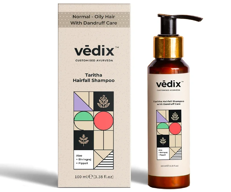 7. Vedix Anti Dandruff Shampoo, Taritha Customized Ayurvedic Shampoo